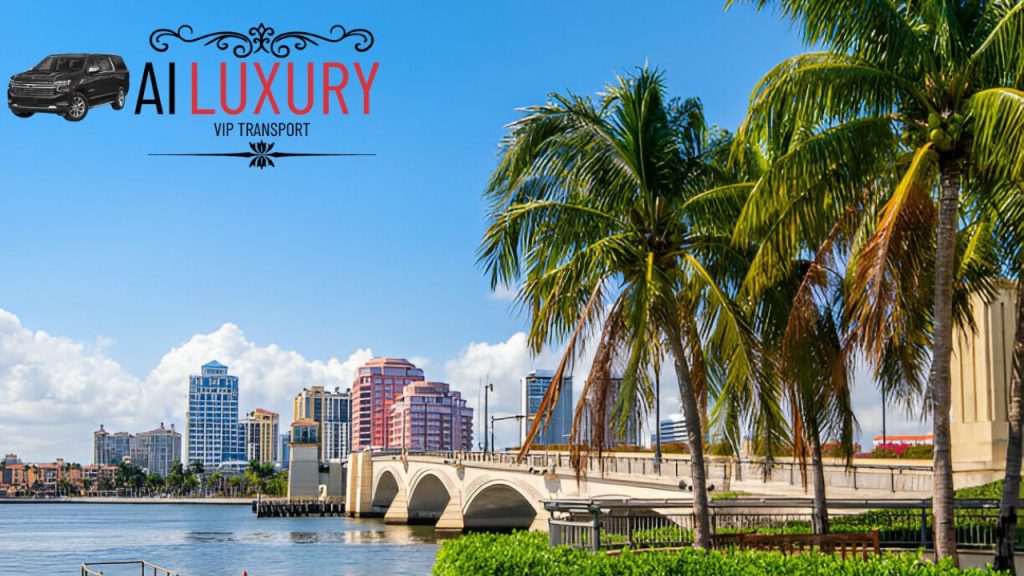 ai luxury black car service in west palm beach